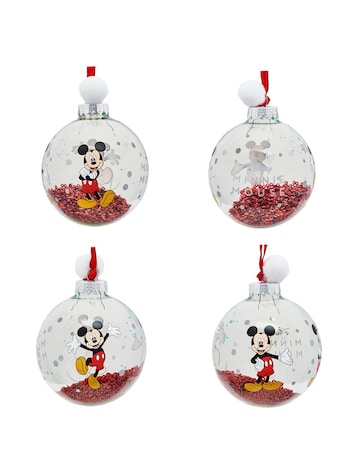 Disney Set of 7 Baubles - Mickey & Friends
