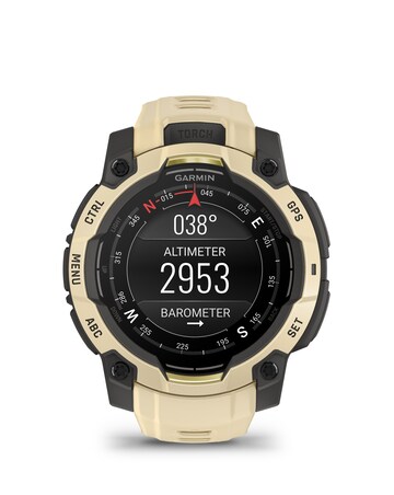 Garmin Instinct 3 AMOLED 45mm Smart Watch - Citrine/Grey