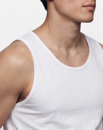 5 Pack Pure Cotton Vests- White