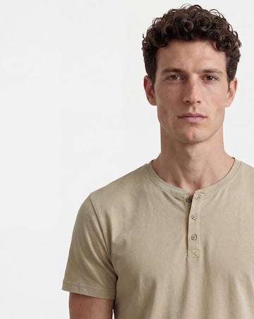 Grandad T-Shirt Long- Stone