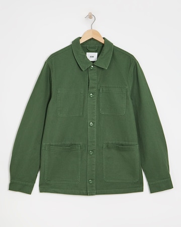 Green Washed Cotton Shacket