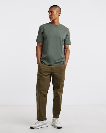 BOSS Short Sleeve Centre Logo T-Shirt - Dark Green