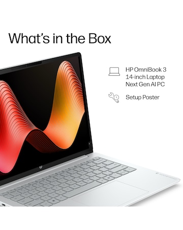 HP OmniBook 3 - 14-hz0001nax 14in 2k Snapdragon X 16GB 256GB Windows 11