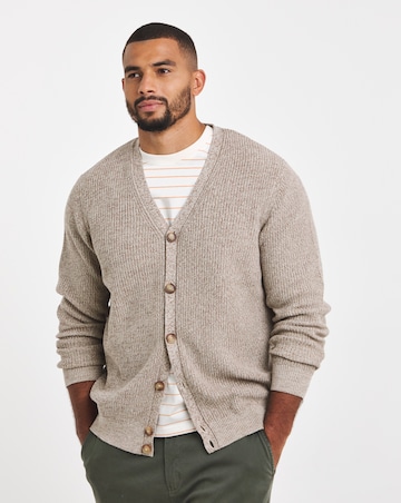 Cotton Twist Knitted Cardigan
