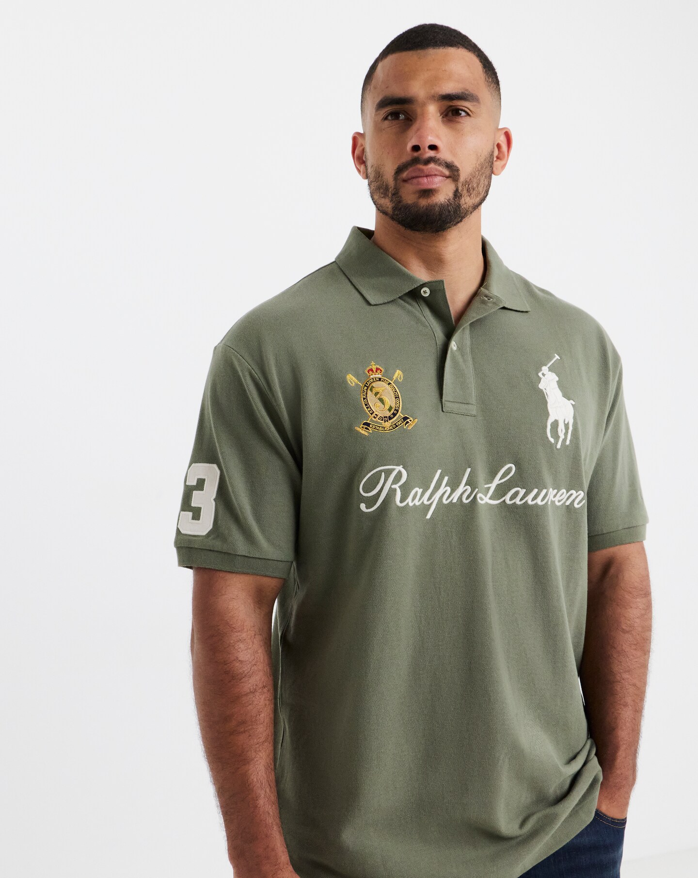 Polo Ralph Lauren Big Pony Polo - Olive | Jacamo