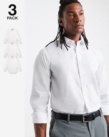 3 Pack Long Sleeve Formal Shirt Long