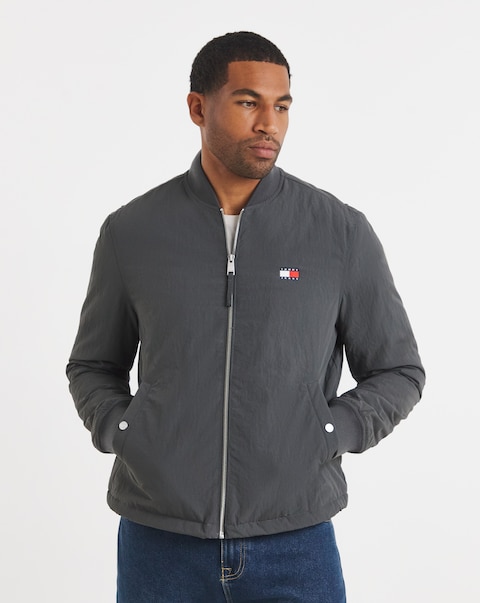 Tommy Jeans Bomber Jacket - Washed Black