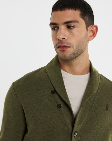 Polo Ralph Lauren Double Knit Cardigan - Green Heather