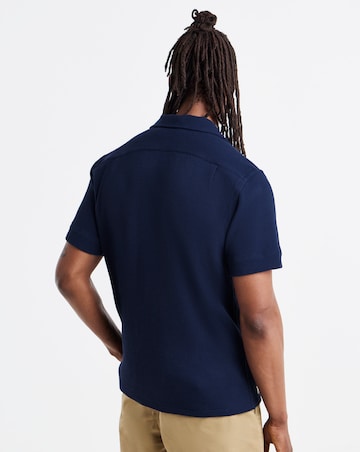 Polo Ralph Lauren Short Sleeve Waffle Jersey Shirt - Navy