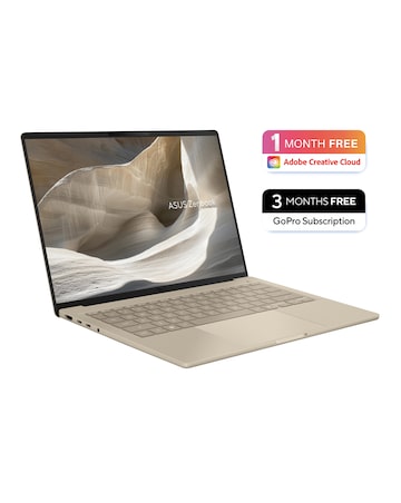 ASUS Zenbook A16 Laptop - 16in Copilot+ PC Snapdragon X 16GB 512GB OLED - Beige