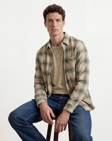 Grandad T-Shirt Long- Stone