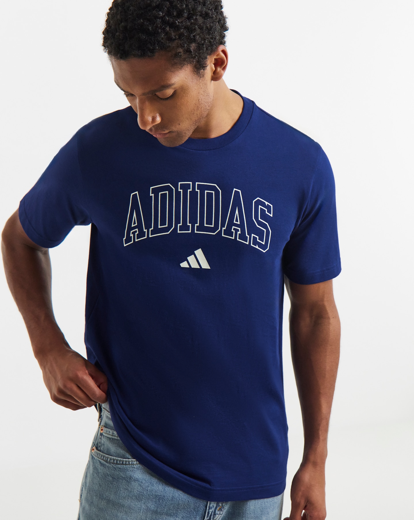 adidas Collegiate Logo T-Shirt | Jacamo