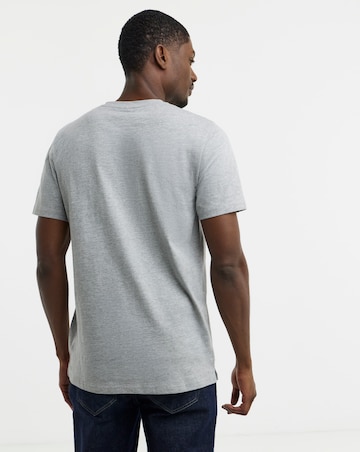 Pure Cotton Grandad Short Sleeve T-Shirt Long