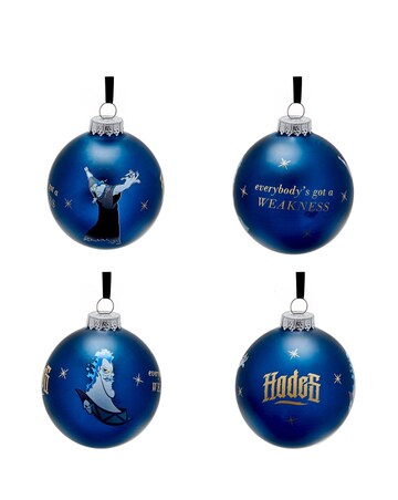 Disney Set of 7 Baubles - Villains