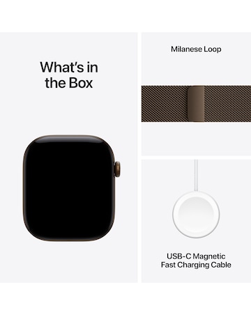 Apple Watch Series 12 GPS 46mm - Bronze Aluminium/Bronze Milanese Loop - M/L
