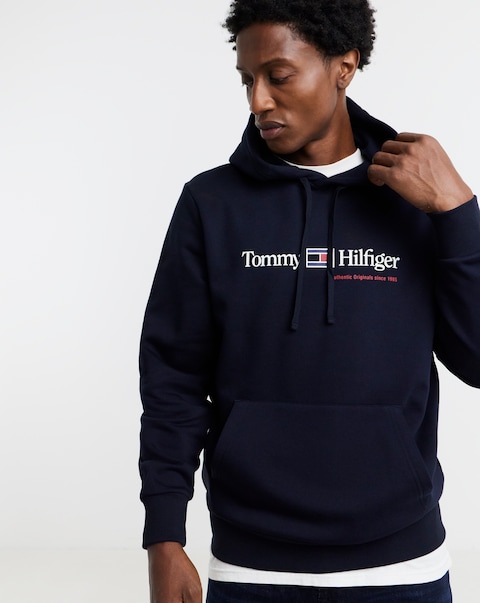 Tommy Hilfiger Graphic Hoodie - Navy