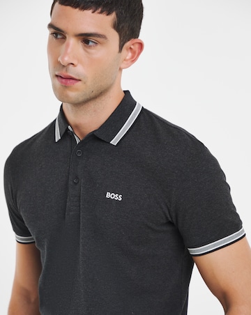 BOSS Short Sleeve Paddy Polo - Dark Grey