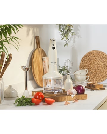 Salter Retro 3 In 1 Blender Set - Cream