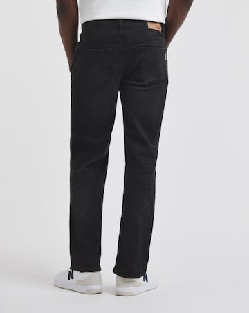 Union Loose Fit Stretch Jeans Blackwash