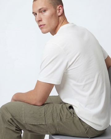 Grandad T-Shirt Long Length-White