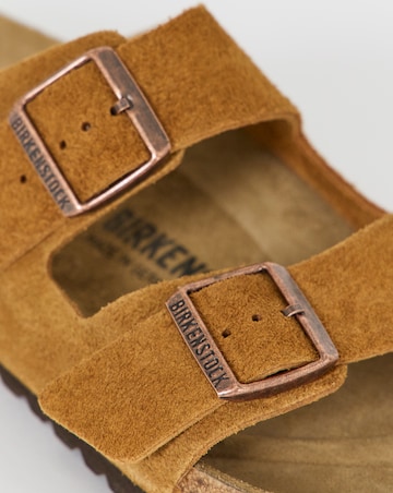 Birkenstock Classic Suede Arizona Sandals - Mink