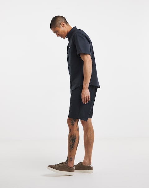BOSS Flex Elasticated Shorts - Navy