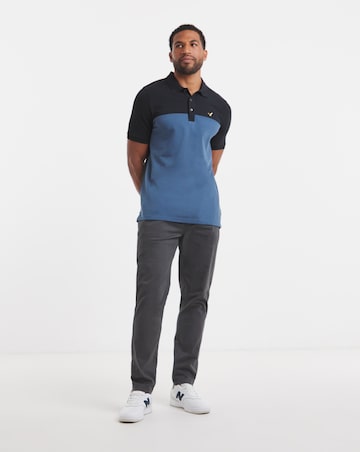 Voi Colour Block Pique Polo Long Length