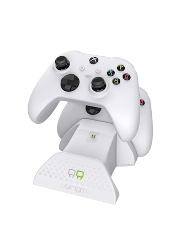 Venom Xbox Twin Controller Docking Station - White