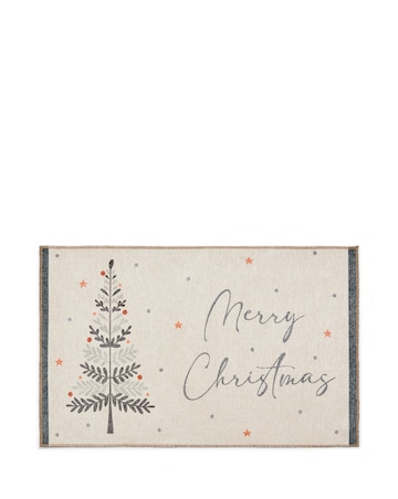 Christmas Trees Washable Doormat