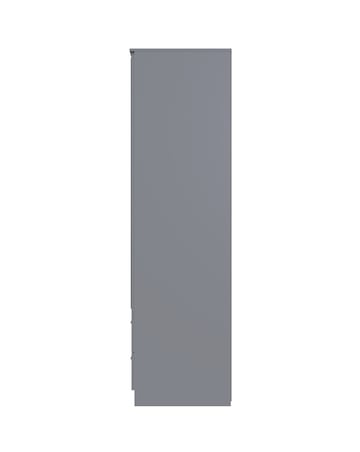 Eider Ready Assembled 2 Door 2 Drawer Mirrored Wardrobe - Kids