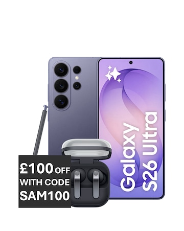 Samsung Galaxy S26 Ultra 512GB (Cobalt Violet) & Galaxy Buds4 Pro bundle