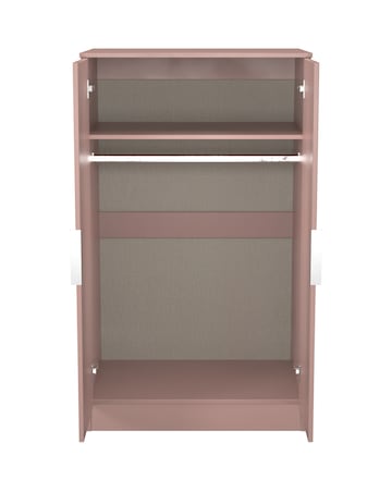 Humber Ready Assembled 2 Door Midi Wardrobe - Kids