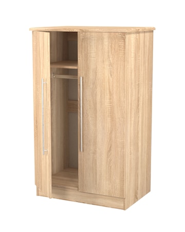 Osprey Ready Assembled 2 Door Midi Wardrobe - Kids