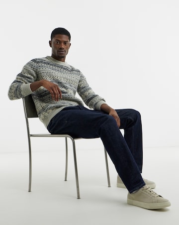 Knitted Fairisle Crew Neck Jumper