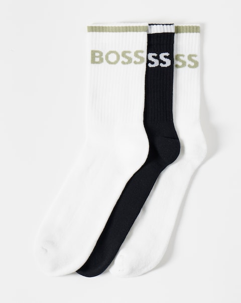 BOSS 6 Pack Stripe Sport Socks - Multi