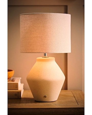 ValueLights Finn Ceramic Rechargeable Lamp