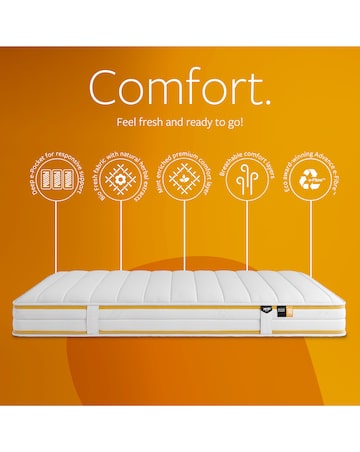 Jay-Be Natural Fresh Pocket Sprung Responsibly Made Children's Mattress - Single