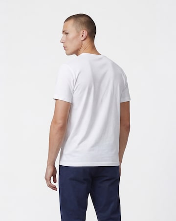 White V-Neck T-shirt Long