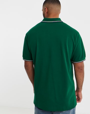 Polo Ralph Lauren Short Sleeve Tipped Polo - Forest Green