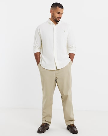Polo Ralph Lauren Long Sleeve Stretch Jersey Shirt - Cream
