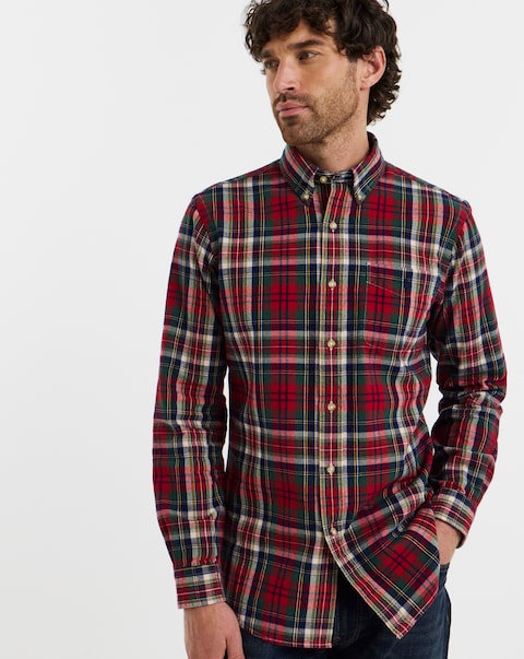 Polo Ralph Lauren Long Sleeve Check Shirt - Red/Green
