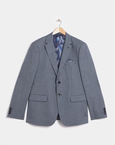 Lewis Blue Puppytooth Suit Jacket