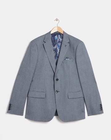 Lewis Blue Puppytooth Suit Jacket