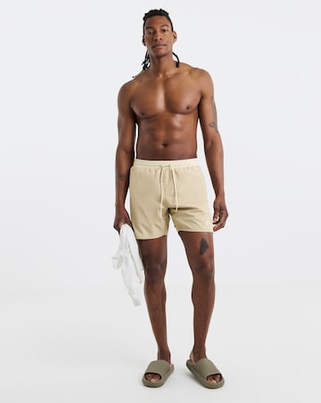 BOSS Starfish Logo Swimshort - Beige