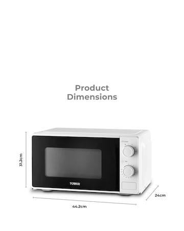 Tower 20L 800W Micorwave White