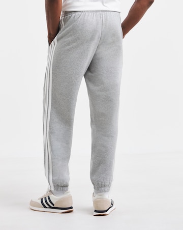 adidas 3 Stripes Fleece Cuffed Joggers