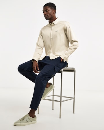 BOSS Long Sleeve Motion Shirt - Light Beige
