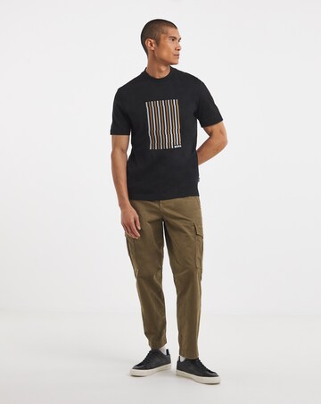 BOSS Short Sleeve Embroidered Graphic T-Shirt - Black
