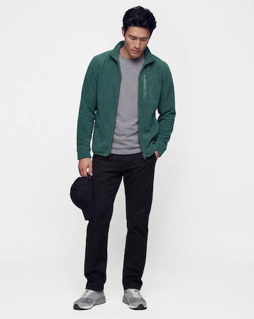 Microfleece Full Zip Jacket-Green