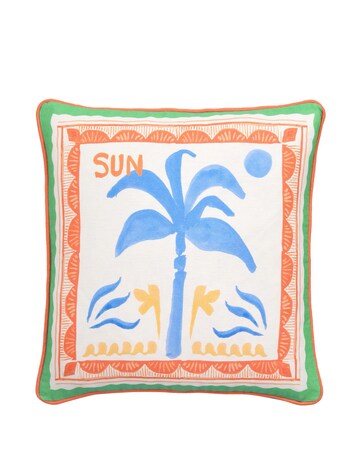 Fusion Soleil Palm Outdoor Filled Cushion